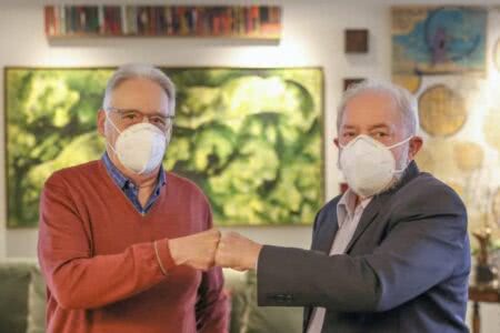 Lula e Fernando Henrique Cardoso se reuniram para um almoço em maio de 2021. Foto: Ricardo Stuckert