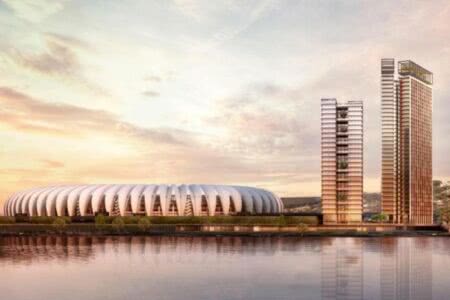 Projeto apresentado para a construção das torres ao lado do estádio Beira-Rio | Foto: Reprodução