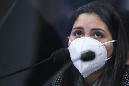 Bruna Morato depõe nesta terça-feira (28) na CPI da Covid | Foto: Agência Senado