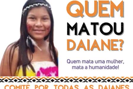Assassinato de Daiane mobilizou comunidades indígenas em todo o país. (Divulgação)