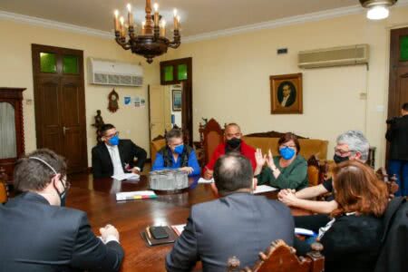 Direção do Cpers tem se reunido com membros do governo estadual, mas negociação não avança. Foto: Divulgação/Cpers