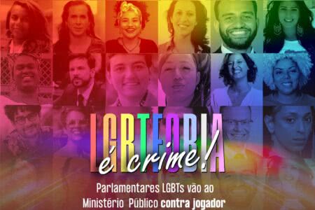 Parlamentares LGBTs vão ao Ministério Público contra jogador Maurício Souza