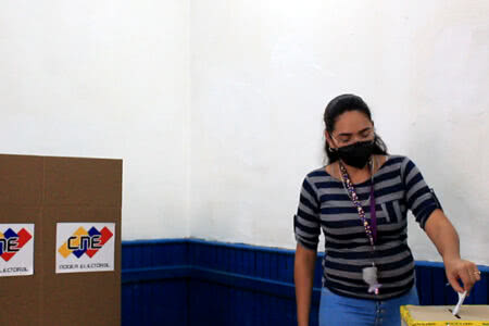 Na Venezuela o voto é facultativo e cerca de 8,1 milhões, equivalente a 41 % do eleitorado, participaram das eleições regionais. (Foto: Michele de Mello / Brasil de Fato)