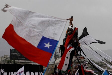 Chile é um dos países que passou a ser governador pela esquerda, após um ciclo de governos neoliberais.
Foto: Carlos Vera/Colectivo2+