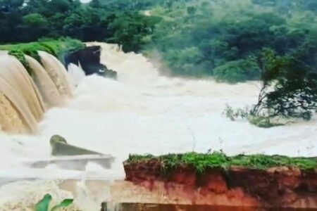 Cresce risco de rompimento de barragens em MG. (Reprodução/Prefeitura do Pará de Minas)