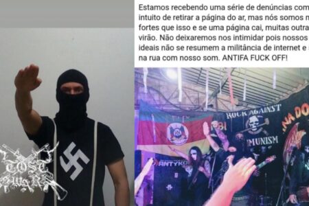Monitoramento feito pelo vereador Leonel Radde aponta presença de diversas bandas de cunho neonazista no RS | Foto: Reprodução