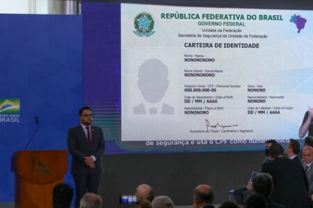 Solenidade de lançamento da Carteira de Identidade Nacional. Foto: Fabio Rodrigues Pozzebom/Agência Brasil