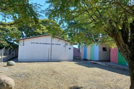 Escola Estadual Ataliba Rodrigues das Chagas está localizada no interior de São Gabriel (Arquivo pessoal)