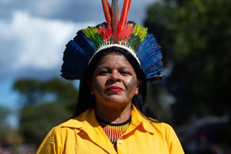 Sônia Guajajara chefiará a recém-criada pasta dos Povos Indígenas. Foto: Andressa Anholete/Agência Pública