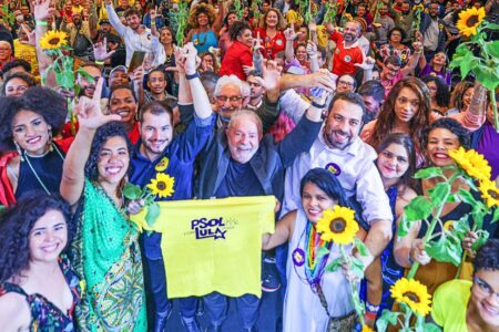 A escolha por Boulos sinaliza o compromisso da federação com a candidatura Lula. Foto: Ricardo Stuckert
