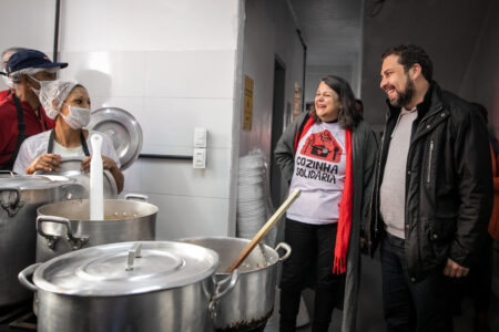 Cozinha Solidária da Azenha foi inaugurada nesta quarta. Foto: Luiza Castro/Sul21