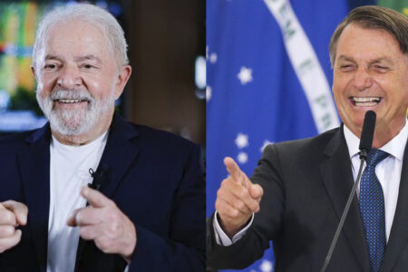 Datafolha mostra Lula com 47% e Bolsonaro com 32% das intenções de voto no 1º turno