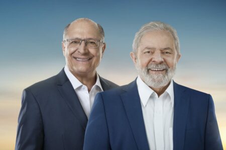 Foto oficial de Lula e Alckmin candidatos a presidente e vice (Divulgação)