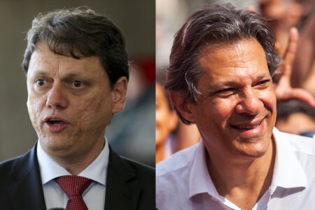 Eleições 2022, cenários 2º turno: SP, Tarcísio de Freitas (Republicanos) E Fernando Haddad (PT). Fotos: Wilson Dias/Agência Brasil e Reprodução/Facebook