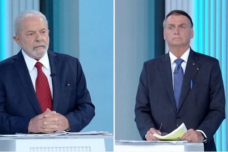 No último debate, Bolsonaro repete ataques e mentiras. Lula lamenta nível do adversário