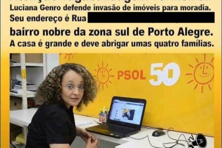 Bolsonarista que divulgou endereço de Luciana Genro e incitou a invasão do imóvel é condenada