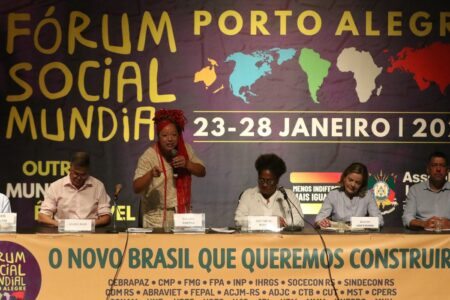 Painel Convergência do Fórum Social Mundial | Foto: Tânia Rego/Agência Brasil 