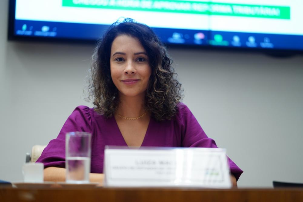 Luiza Machado, pesquisadora e mestranda em direito tributário