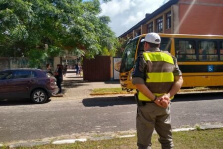 Reforço do patrulhamento nas escolas é uma das medidas anunciadas pelo governo do RS Foto: BM/Divulgação