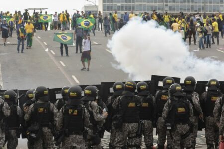 Invasão e depredação generalizada em Brasília marcaram o dia 8 de janeiro de 2023. Foto: Joedson Alves/Agência Brasil