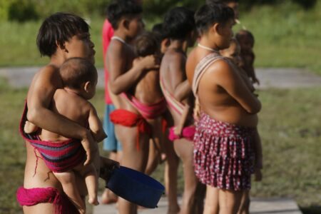 Povos indígenas enfrentaram ainda mais problemas de acesso a alimentos na pandemia. Foto: Fernando Frazão/Agência Brasil