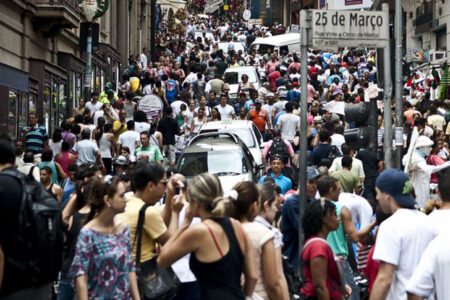 Em 2022, os habitantes do estado de São Paulo representavam cerca de um quinto da população brasileira | Foto: Marcelo Camargo/Agência Brasil
