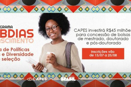 Capes abre inscrições para bolsas de programa de políticas afirmativas