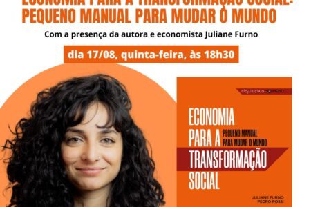 Juliane Furno lança livro sobre economia transformadora, no SindBancários