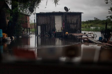 Em 2023, a Ilha da Pintada também sofreu em decorrência das fortes chuvas. Foto: Luiza Castro/Sul21