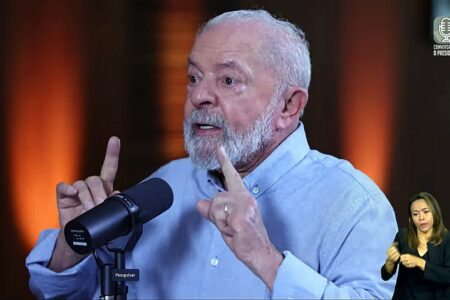 Presidente Lula, no programa Conversa com o Presidente. Imagem: Canal Gov