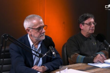 Gino Gehling (esq.) e Joel Goldenfum foram os convidados desta semana do podcast de Poa | Foto: Reprodução