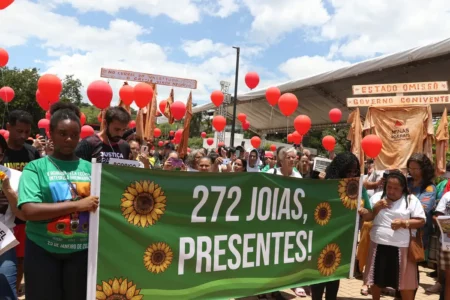 A manifestação é o ápice de uma semana de eventos para marcar a data. Foto: Tânia Rego/Agência Brasil