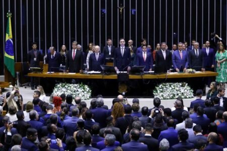Sessão solene nesta segunda-feira abriu o ano legislativo no Congresso Nacional. Foto: Vinicius Loures/Câmara dos Deputados