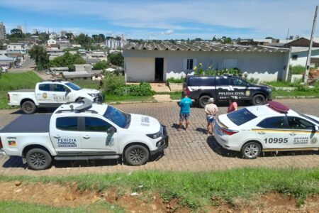 Sete pessoas foram encontradas desacordadas em casa no município de Vacaria na manhã de domingo | Foto: Divulgação/Polícia Civil do RS