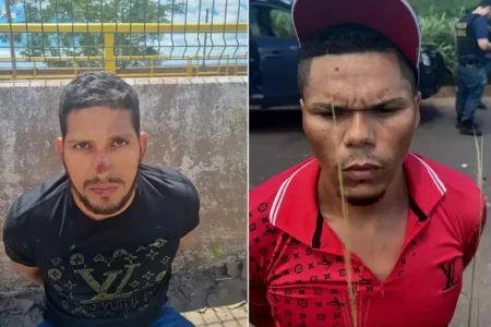 Rogério da Silva Mendonça e Deibson Cabral Nascimento foram presos, após 50 dias em fuga. Foto: Polícia Federal
