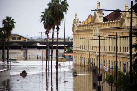 Inundação no Centro de Porto Alegre | Foto: Isabelle Rieger/sul21