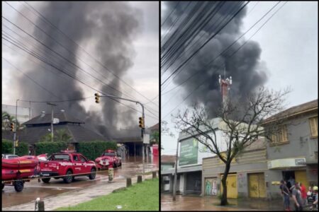 Posto de combustível explode na Zona Norte de Porto Alegre